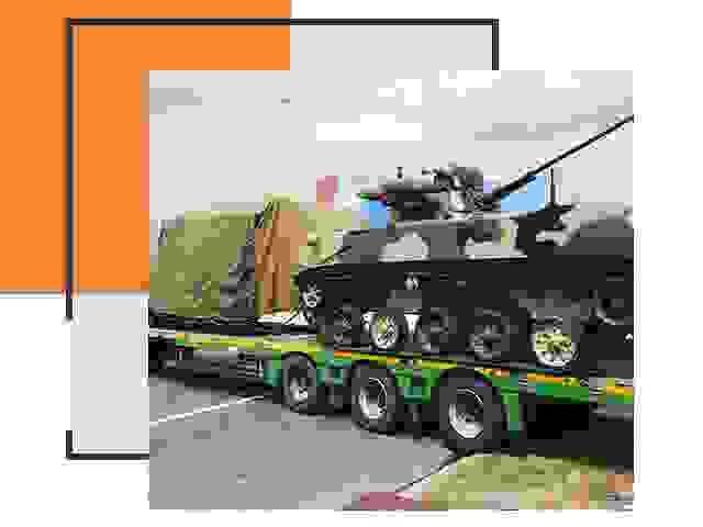 Перевозка военной техники в Междуреченске